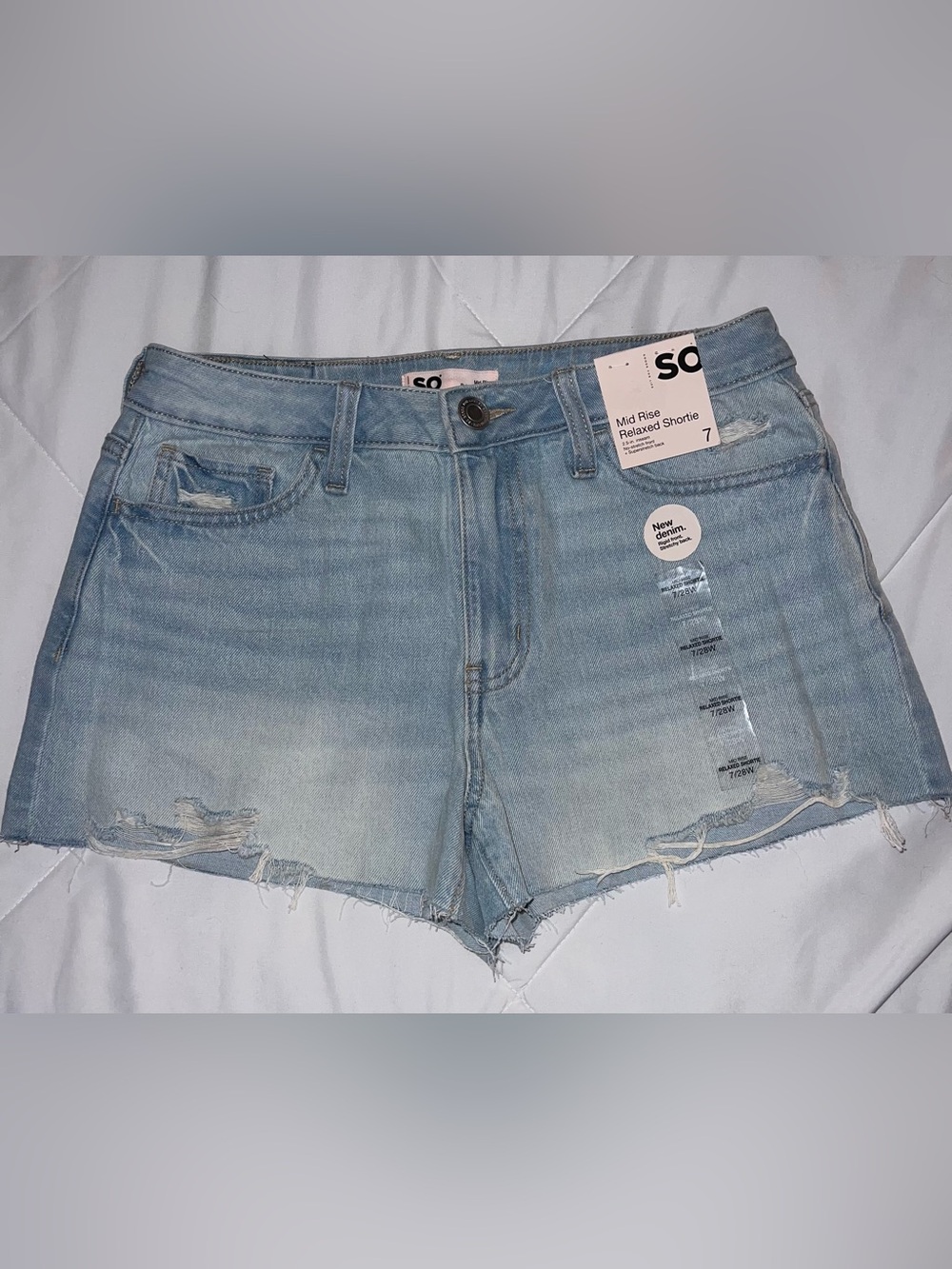 NWT denim shorts